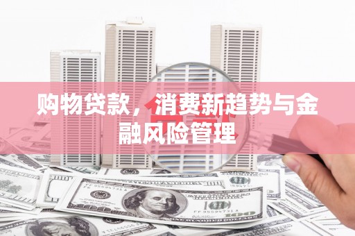 乌丘购物贷款，消费新趋势与金融风险管理