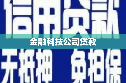 乌丘金融科技公司贷款