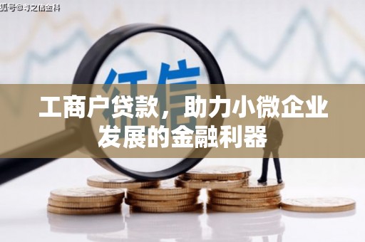 乌丘工商户贷款，助力小微企业发展的金融利器