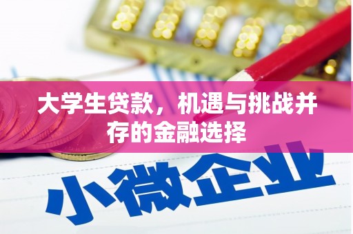 乌丘大学生贷款，机遇与挑战并存的金融选择