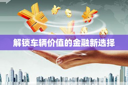 乌丘解锁车辆价值的金融新选择