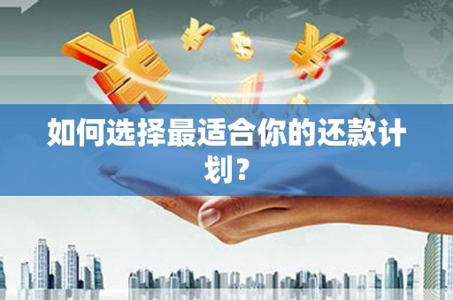 乌丘如何选择最适合你的还款计划？