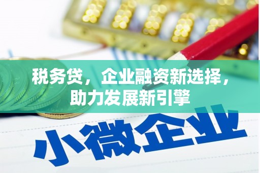 乌丘税务贷，企业融资新选择，助力发展新引擎