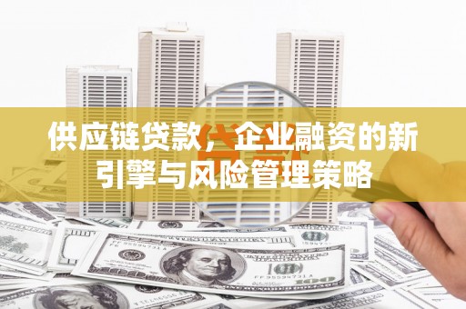 乌丘供应链贷款，企业融资的新引擎与风险管理策略