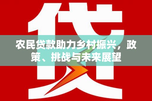 乌丘农民贷款助力乡村振兴，政策、挑战与未来展望