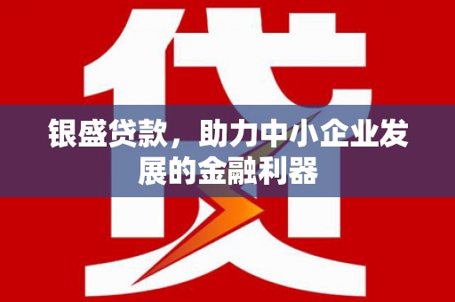 乌丘银盛贷款，助力中小企业发展的金融利器