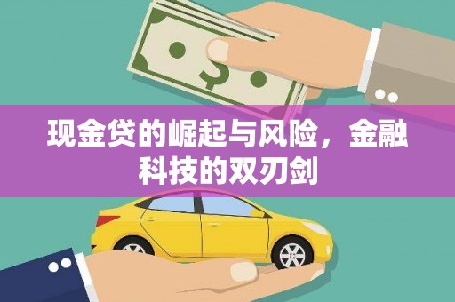 乌丘现金贷的崛起与风险，金融科技的双刃剑