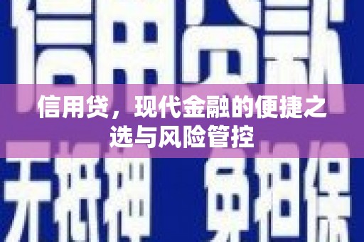 乌丘信用贷，现代金融的便捷之选与风险管控