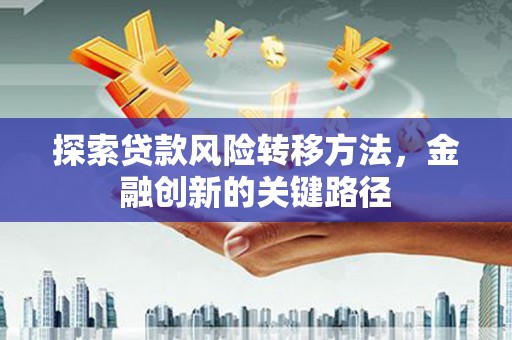 乌丘探索贷款风险转移方法，金融创新的关键路径