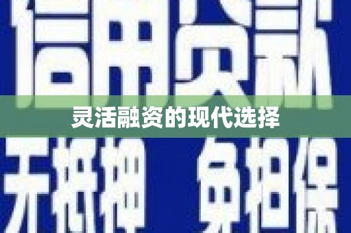 乌丘灵活融资的现代选择